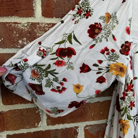 Altar'd State L Flowy cottagecore midi dress‎ pockets Romantic vintage inspired - Picture 4 of 12